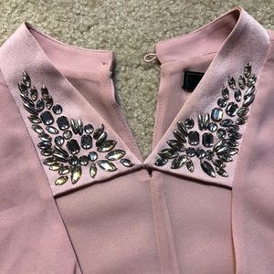 BCBGMAXAZRIA Sofie Jewelled Collar Top